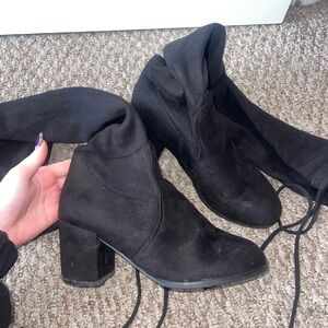 Thigh High Sock Boots